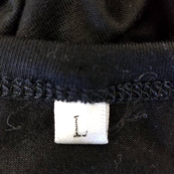 NEW Black Scoop Back Maxi Lounge Dress Sz L - Picture 10 of 10